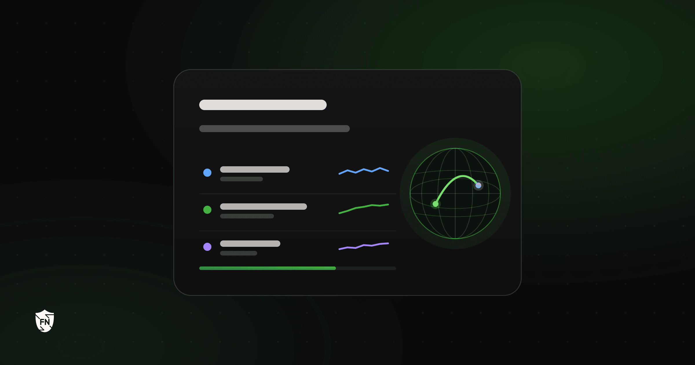 Метрики теста скорости и маршрут на глобусе · Speed test metrics and a route on a globe